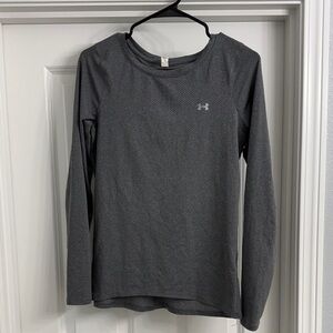 Under Armour Gray HeatGear Performance Tee